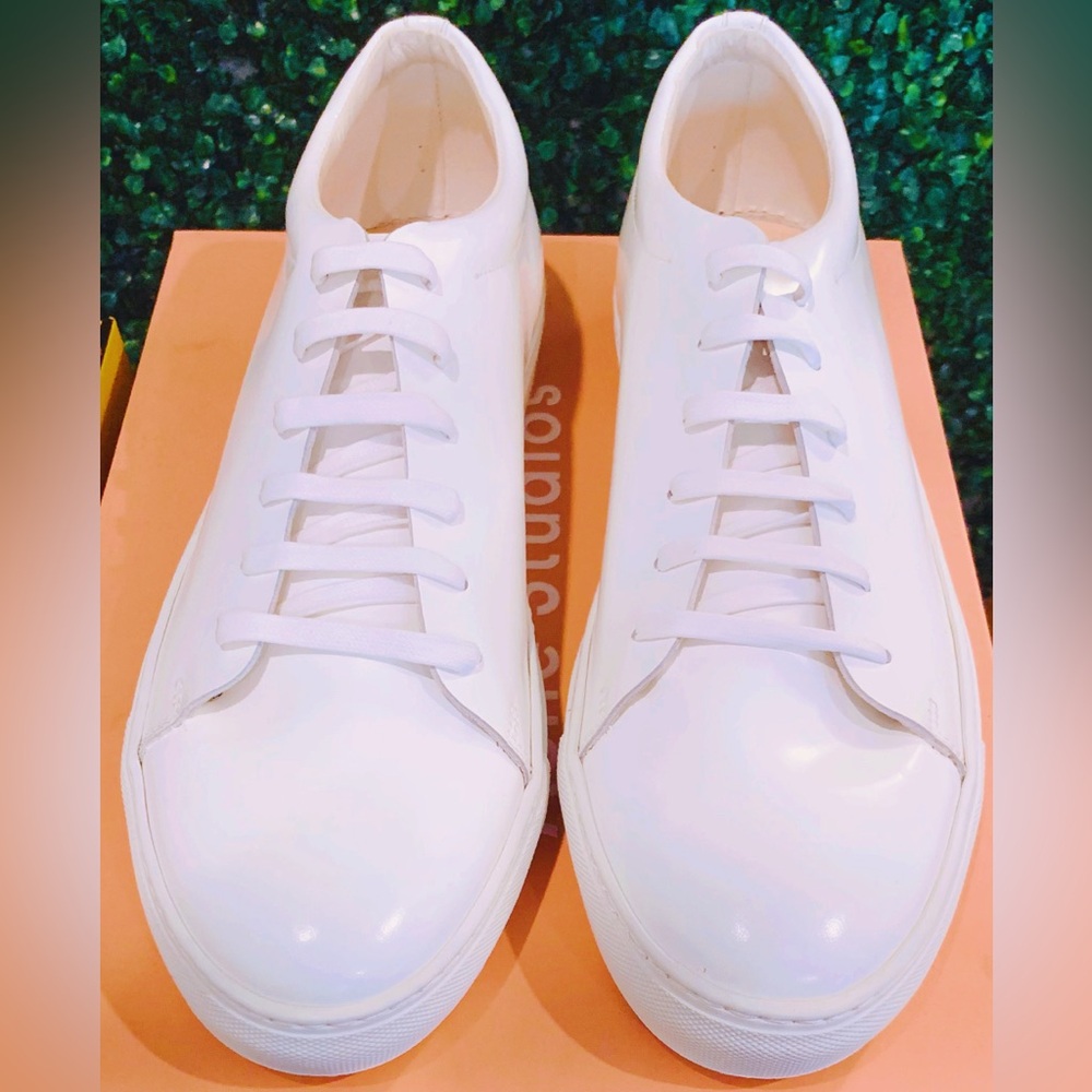 Acne Studios Adrian Lace-up
White Polished Leather Sneakers, EU46
(BRAND NEW)